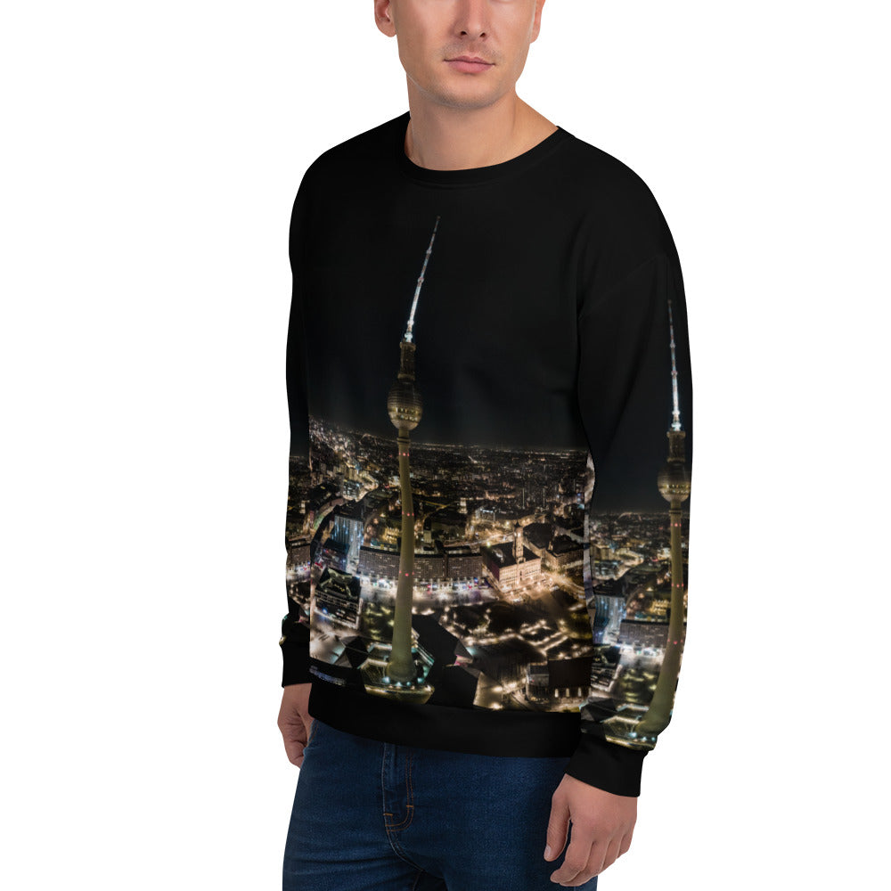 alexanderplatz by night | City-Sweater | unisex