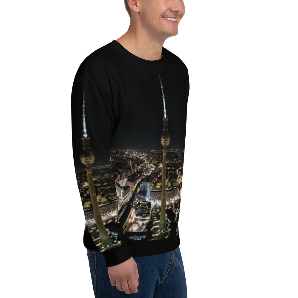 alexanderplatz by night | City-Sweater | unisex